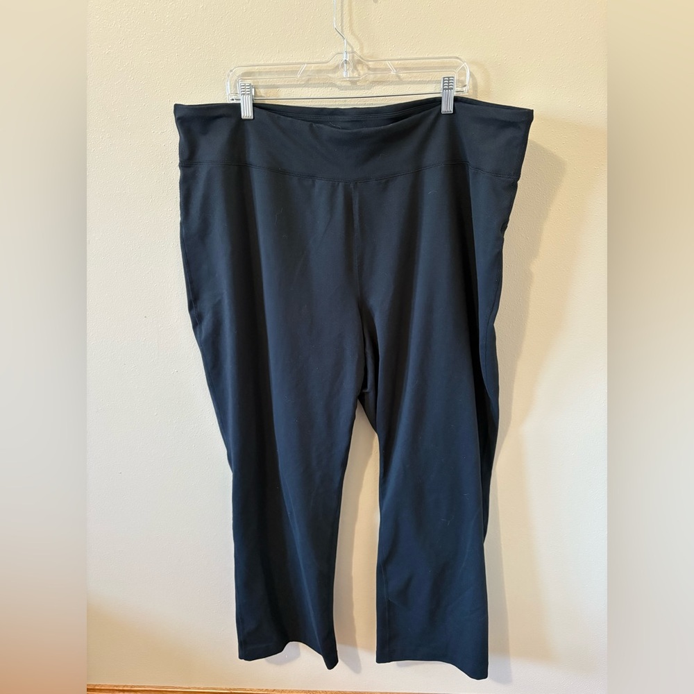 Lands' End Black leggings women’s size 3X